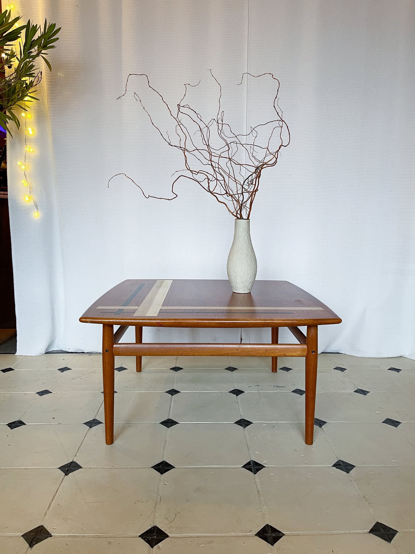 Danish Couchtisch Teak Glostrup 60er Tisch