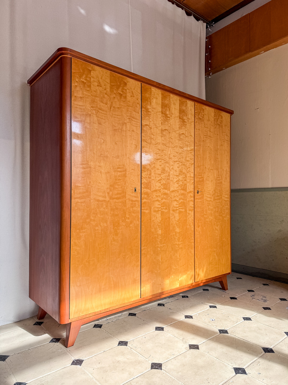 Vintage Kleiderschrank „Sonja“ Mid-Century aus Thüringen