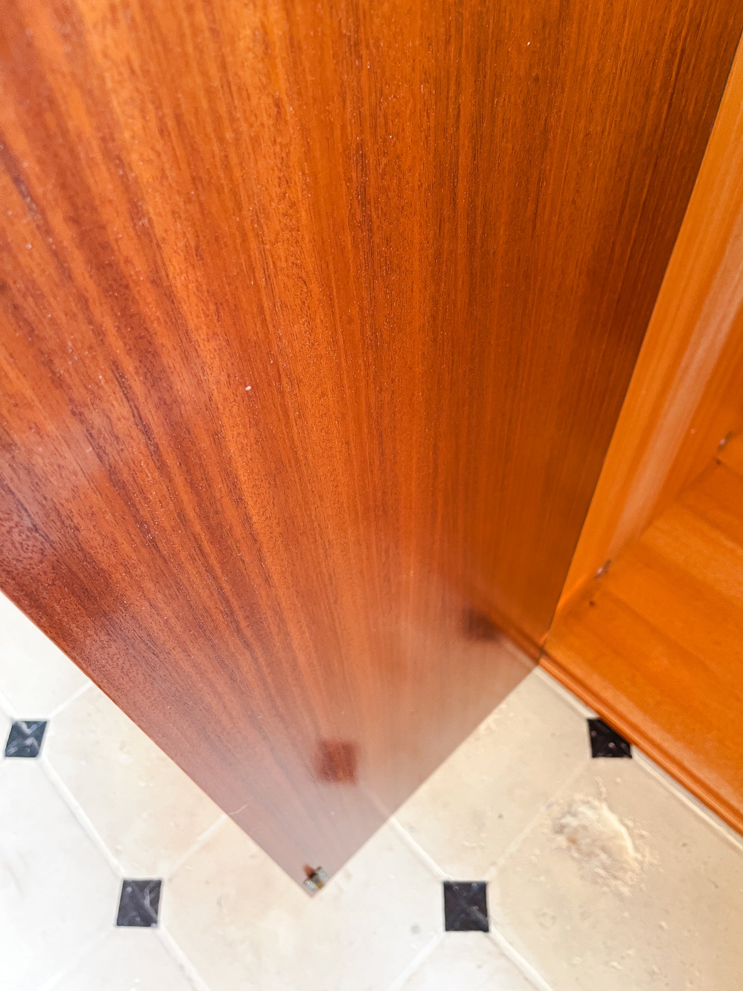 Kleiderschrank 60er 5-türig Rarität Mahagoni Birke 225 cm