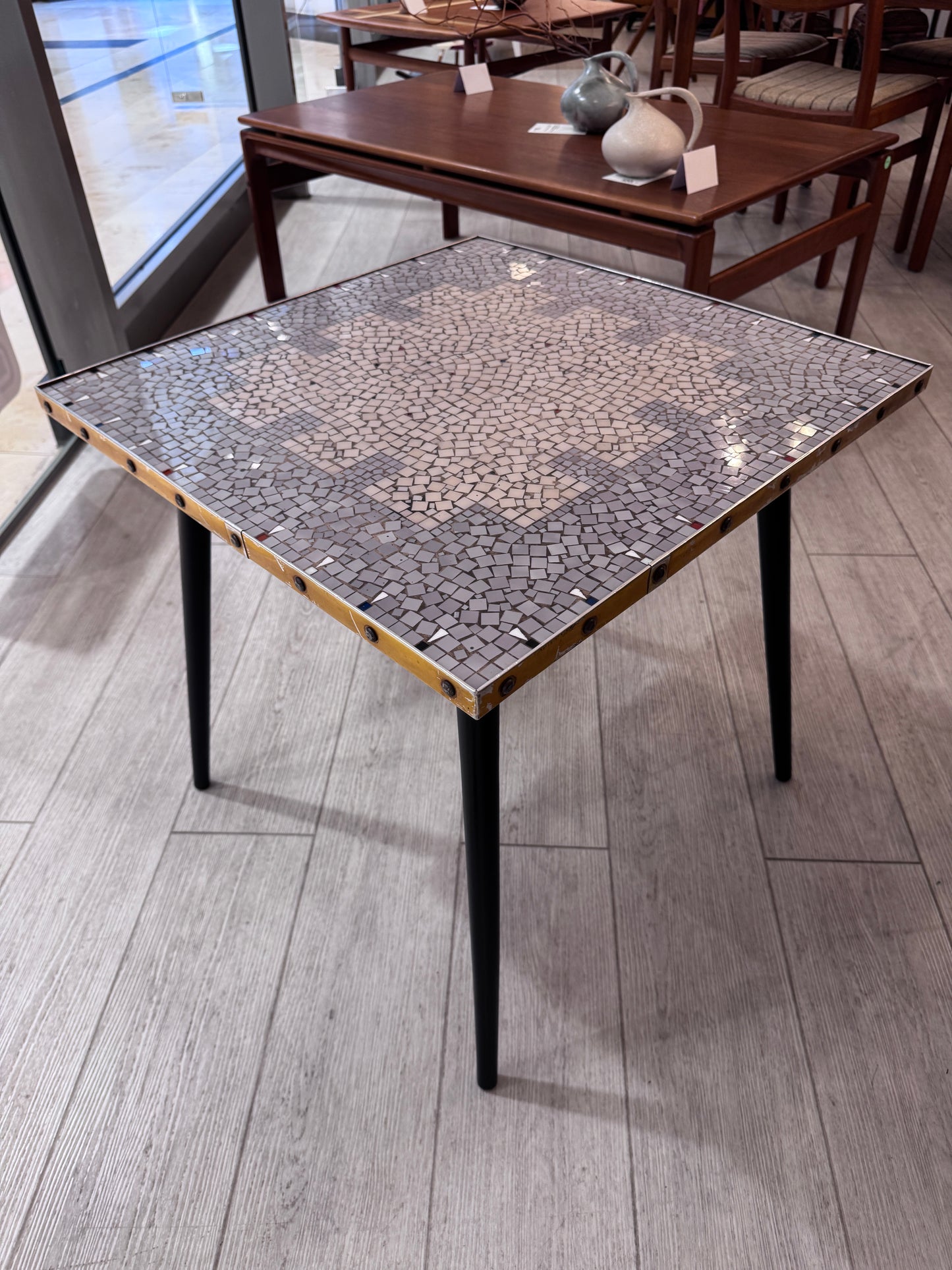 DDR Mosaik-Beistelltisch aus den 1960er Jahren