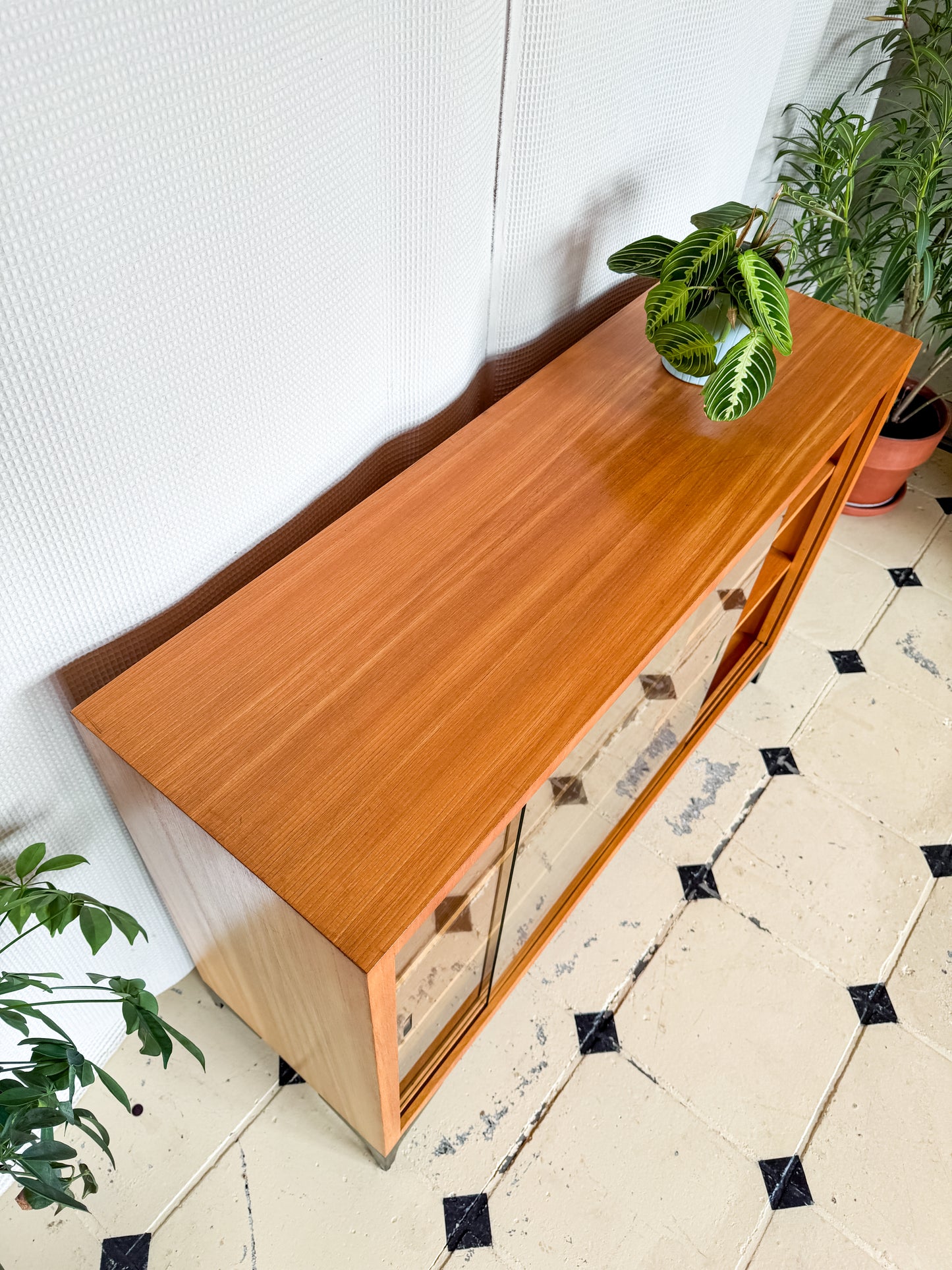 Vitrine Bücherregal Kommode 60er Vintage