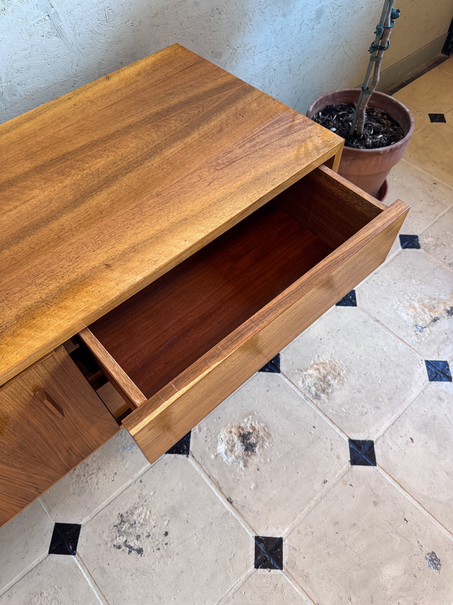 Teak Sideboard Kommode minimal Design Lowboard