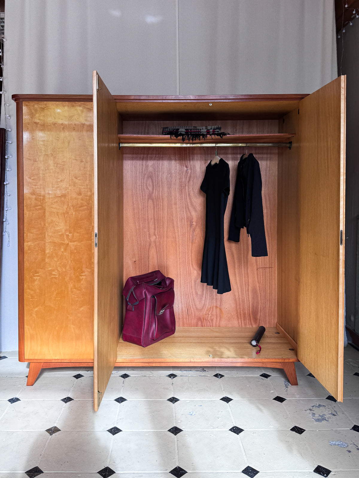 Vintage Kleiderschrank „Sonja“ Mid-Century aus Thüringen