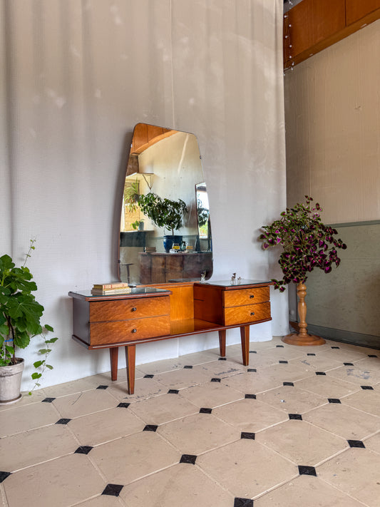 Vintage Spiegelkommode | Mid-Century | 1950er/60er Jahre