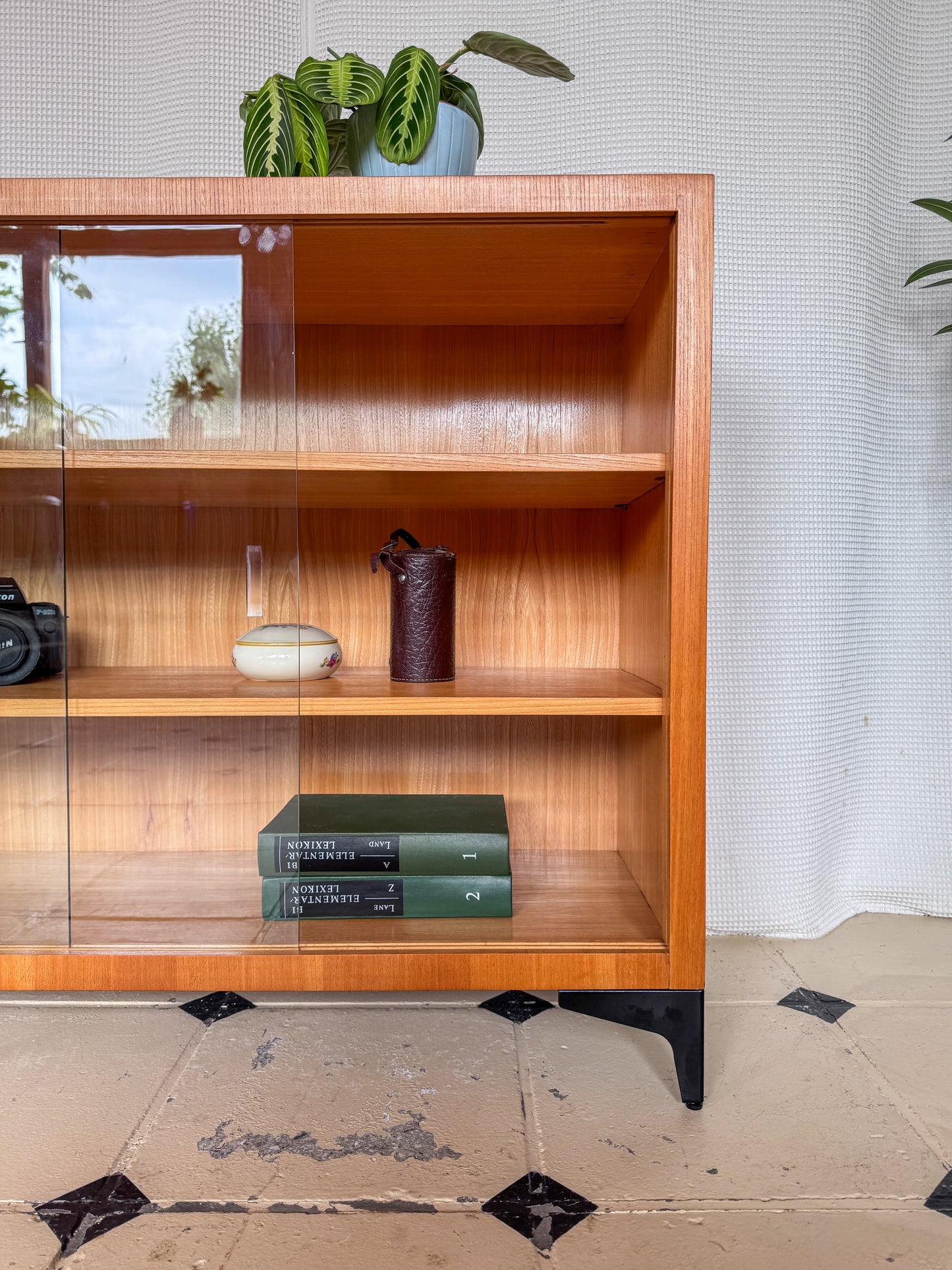 Vitrine Bücherregal Kommode 60er Vintage