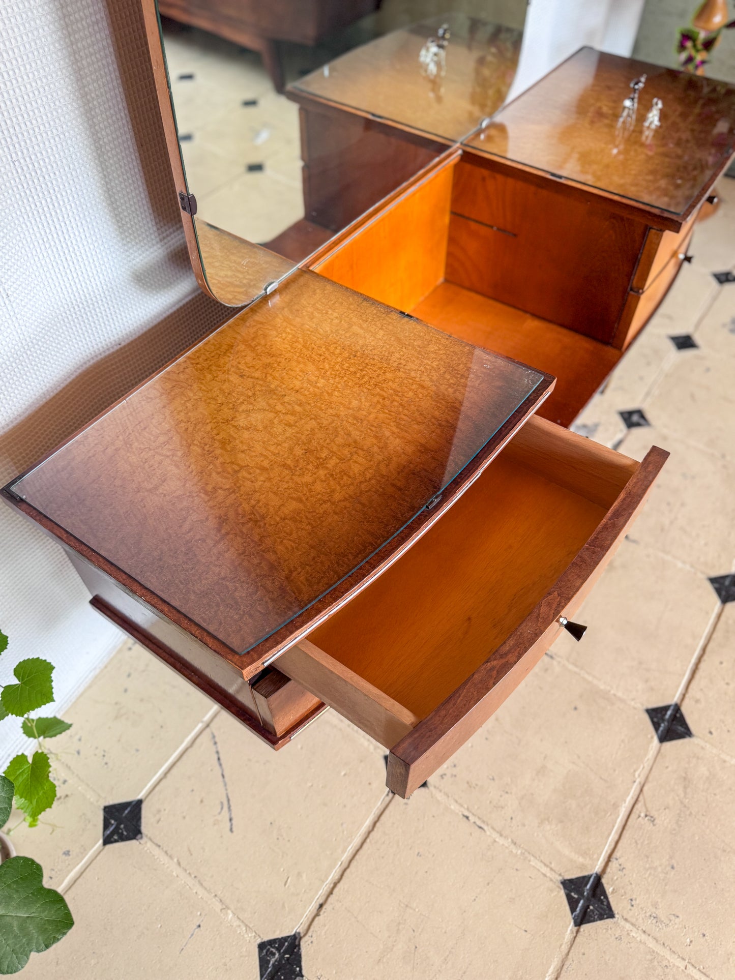 Vintage Spiegelkommode | Mid-Century | 1950er/60er Jahre