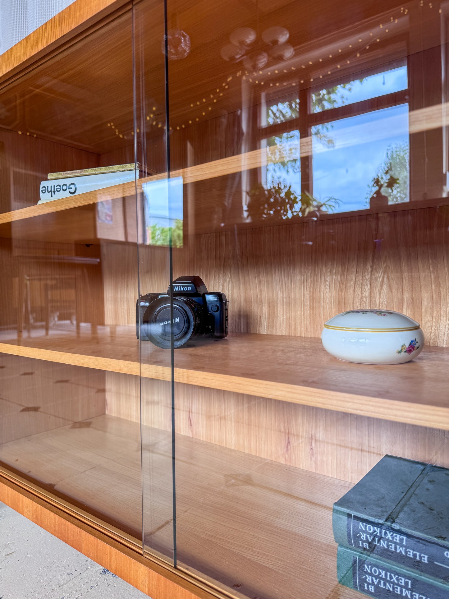 Vitrine Bücherregal Kommode 60er Vintage