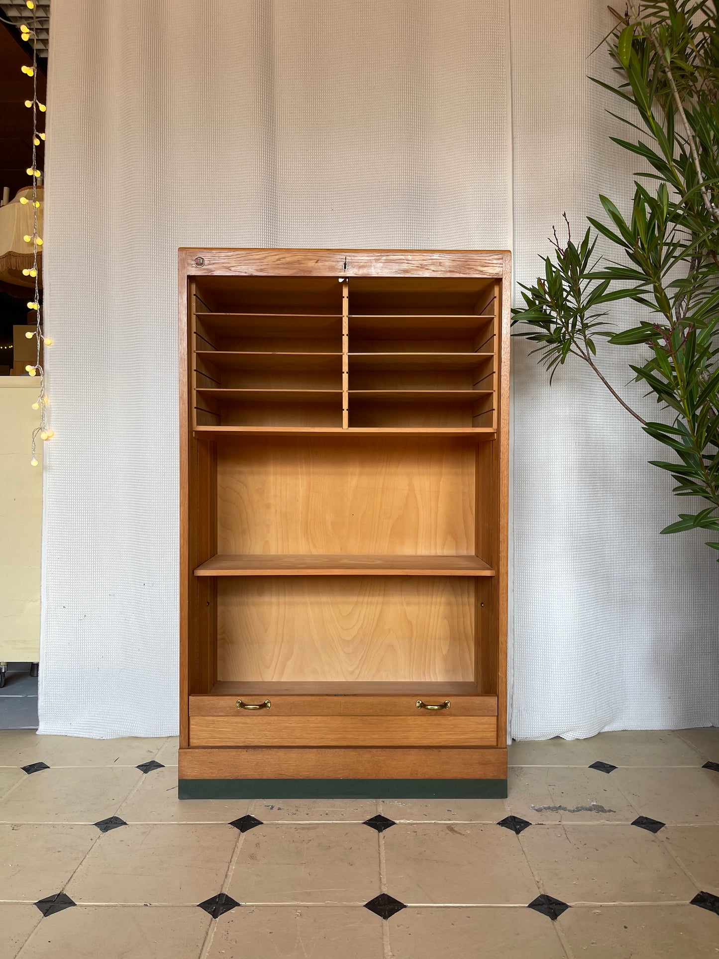 Mid-Century Rollschrank Highboard 50er–60er
