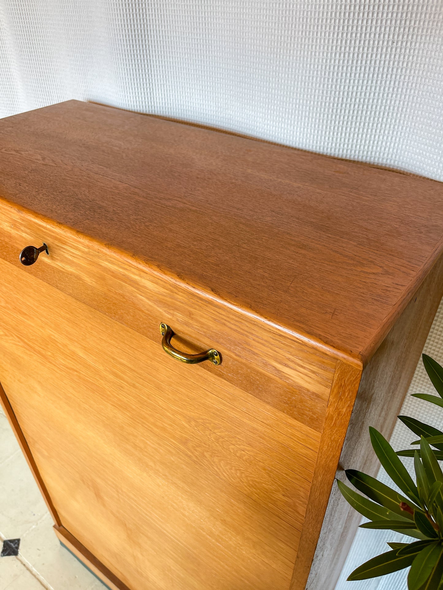 Mid-Century Rollschrank Highboard 50er–60er
