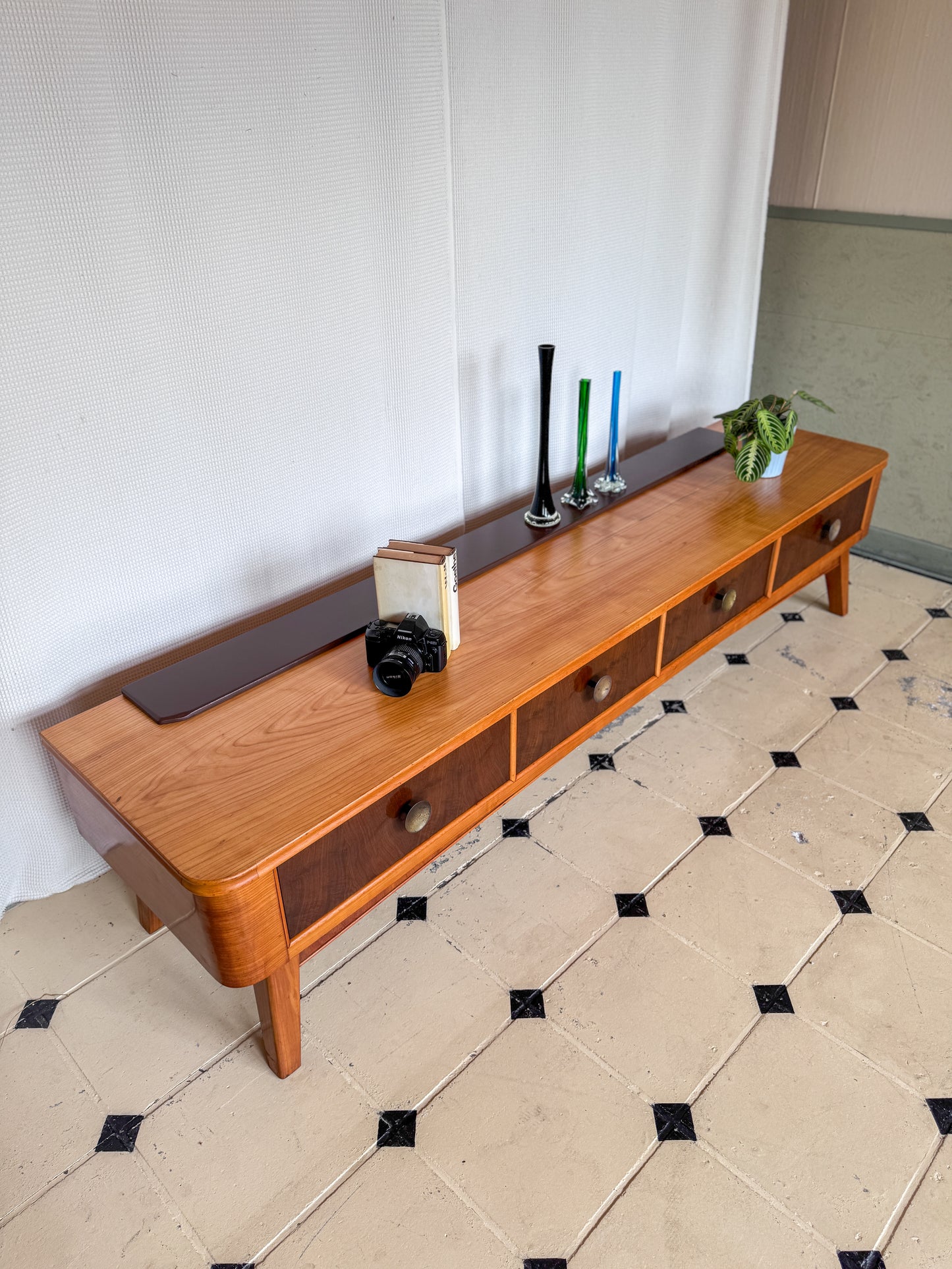 Sideboard Lowboard 60er Vollholz TV Unterschrank 220 breit