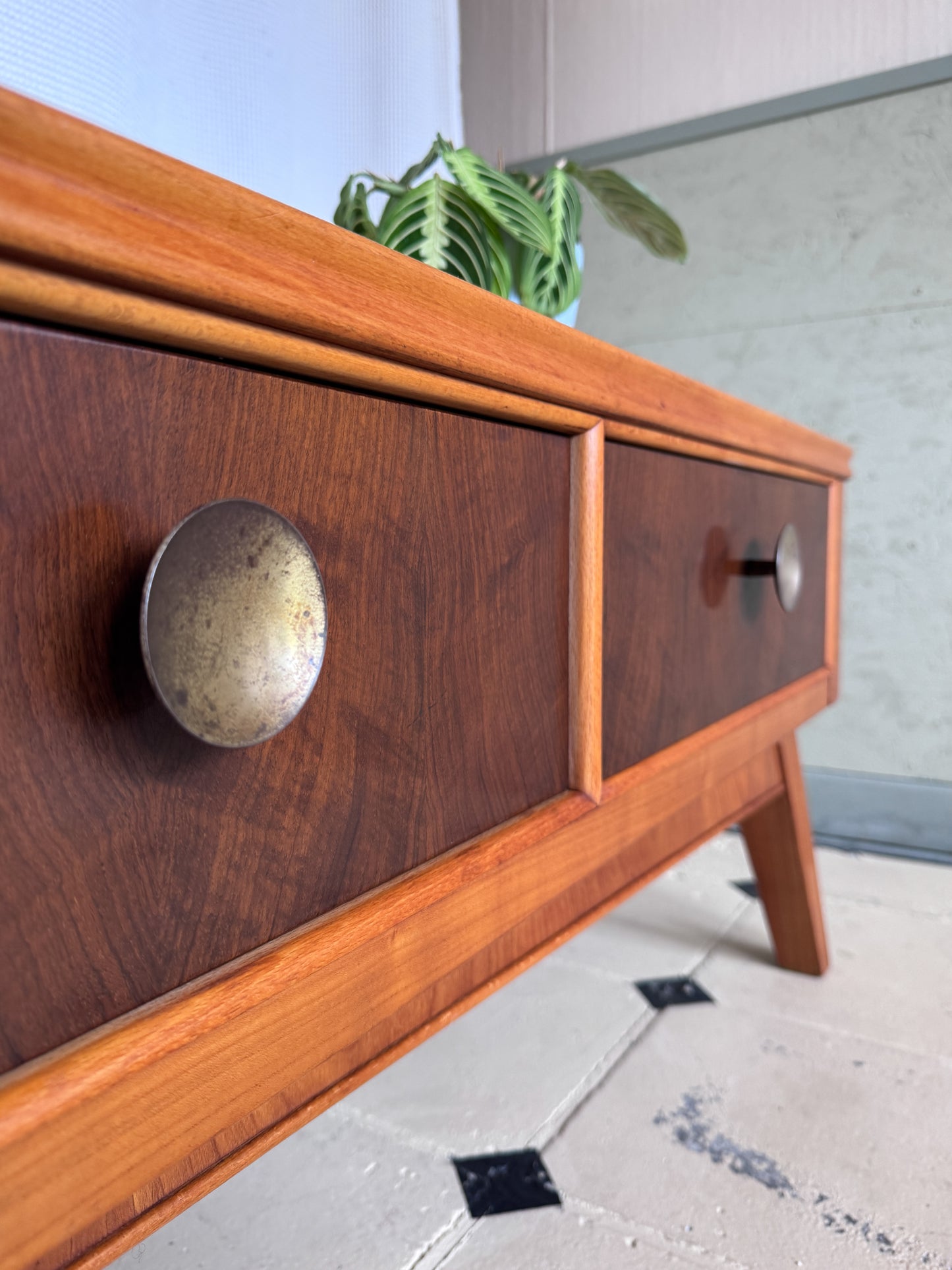 Sideboard Lowboard 60er Vollholz TV Unterschrank 220 breit