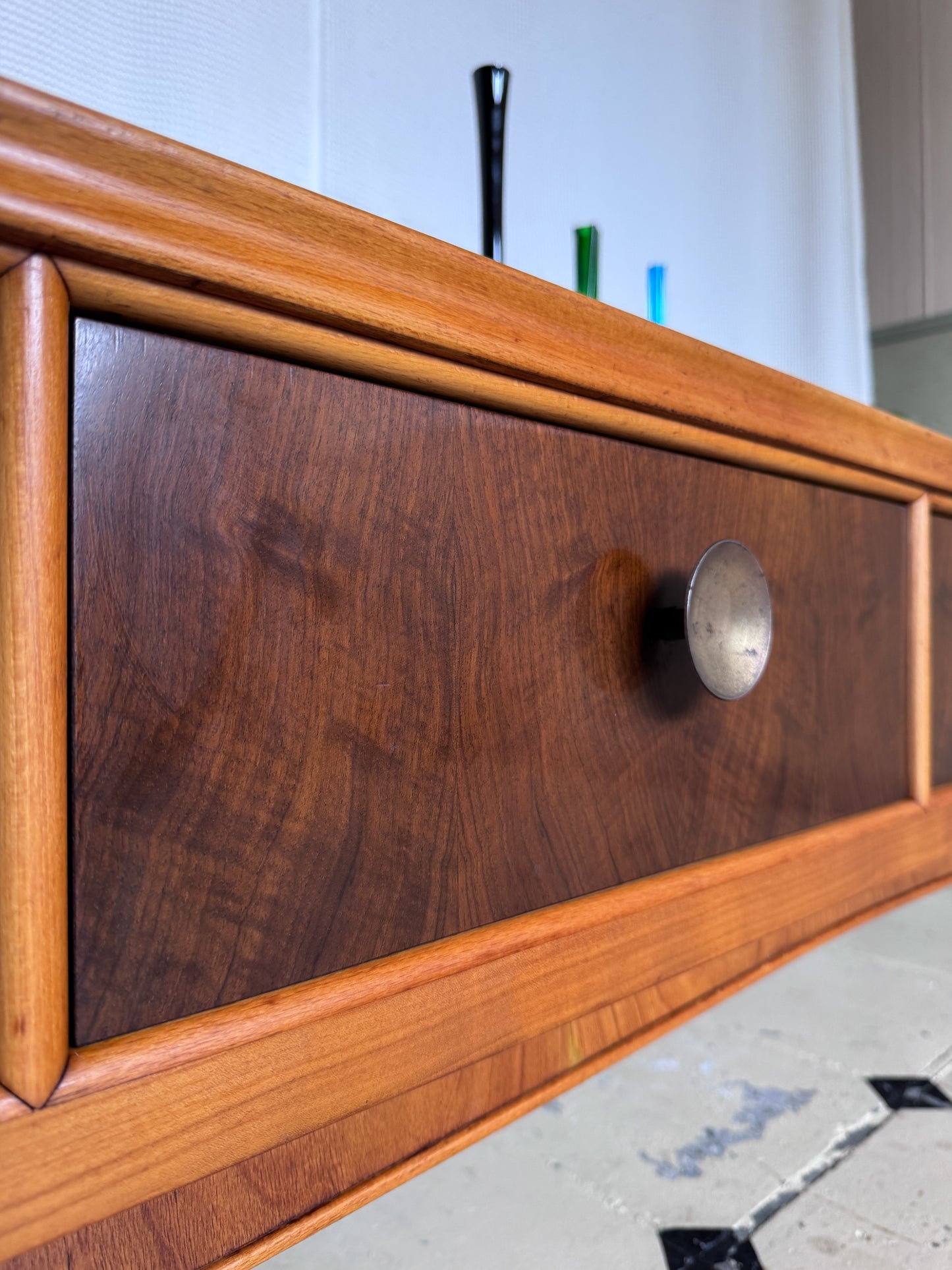 Sideboard Lowboard 60er Vollholz TV Unterschrank 220 breit