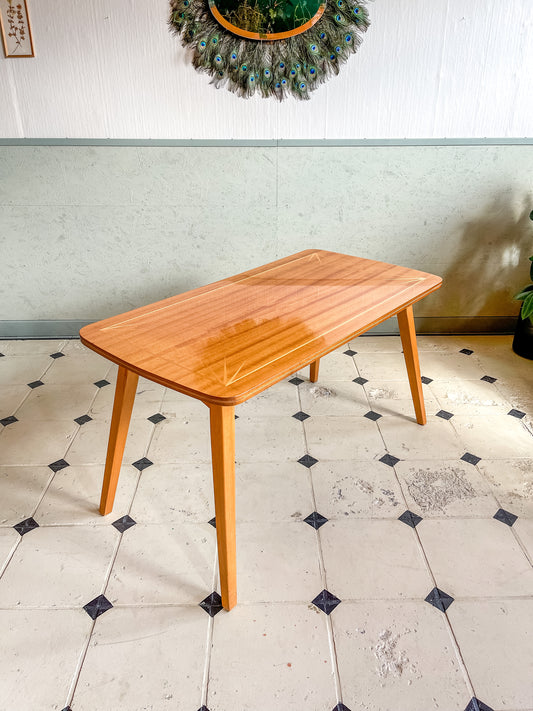 MidCentury Tisch Coffeetable 60er Esszimmer Birke Kirschbaum Vintage